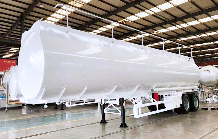 2 axle 38000 ltrs fuel semi tanker trailer