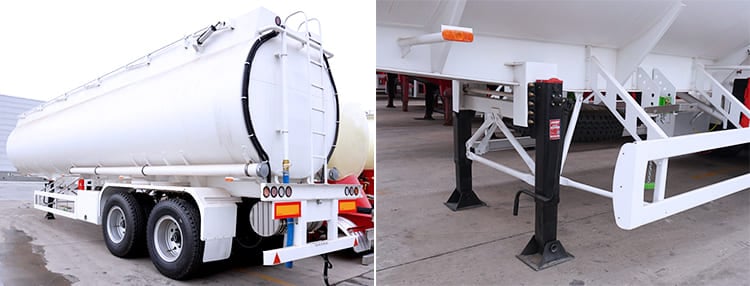 2 Axle 40000 Liters Fuel tanks Trailer