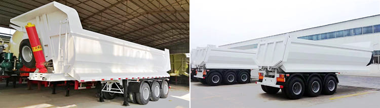 3 Axle 30T Dump Truck Trailer