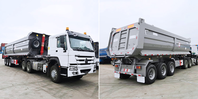 38 Tons Heavy Duty Dump Truck Trailer