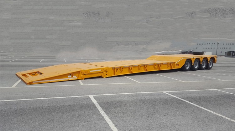 4 Axle Hydraulic Folding Gooseneck Trailer for Sale in Nigeria