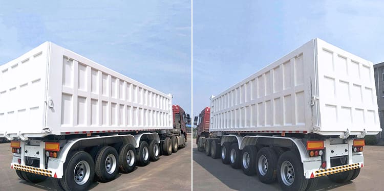 5 Axles 40 Cubic Heavy Duty Dump Trailer