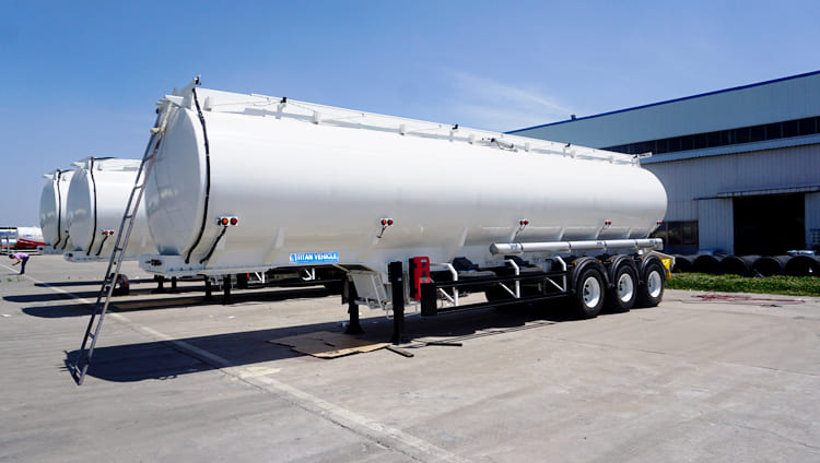 3 Axle 45000 Liters Trucks Petrol Tanker Trailer