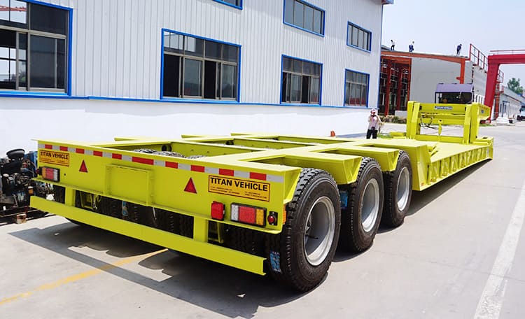 3 Lines 6 Axles 130T Removable Gooseneck Trailer