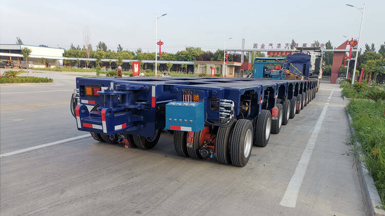 12 Axle 250T Goldhofer Modular Hydraulic Trailer Manufacturers 