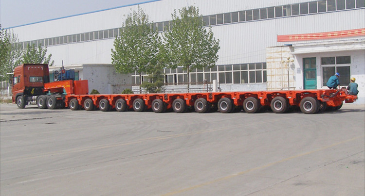 12 Axle 300 Ton Hydraulic Axle Modular Trailer for Sale Price