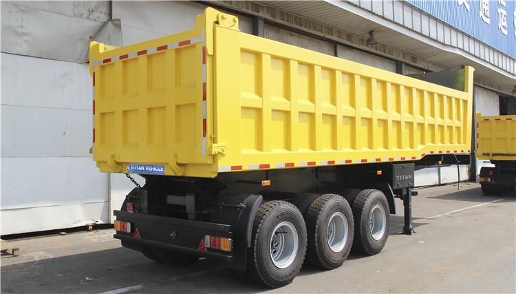 3 Axle 35CBM Tipper Dump Trailers for Sale in Nigeria Apapa Near Me