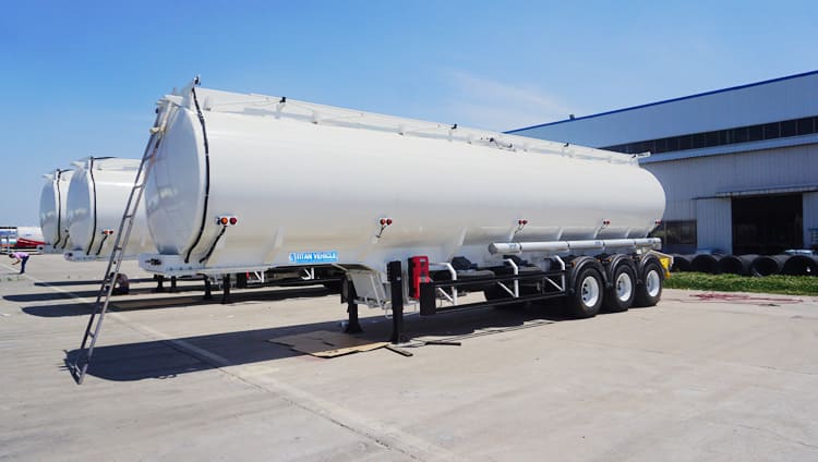 Tri axles 40000l petroleum tanker trailer