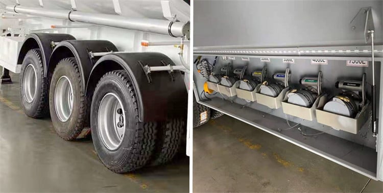 Fuel Tanker Trailer Design | Price of 42000L Petrol Tanker Trailer in Nigeria Logos