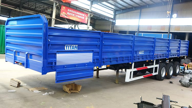 3 Axles 40 Tons Semi Grain Trailer