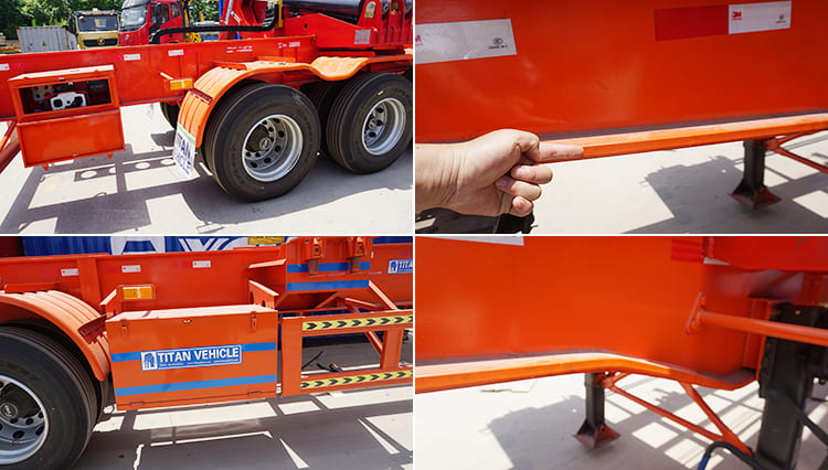 40 feet 37ton side lifter trailer