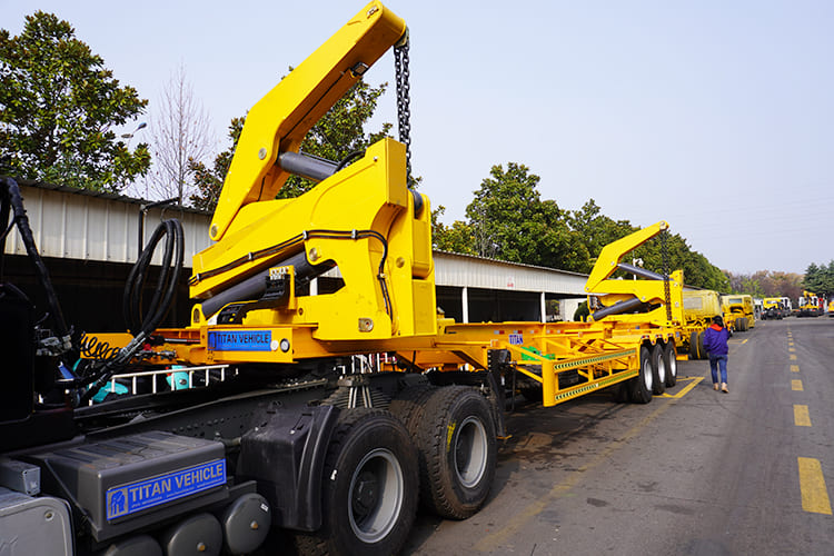 40 ft 40 ton container side lifter trailer