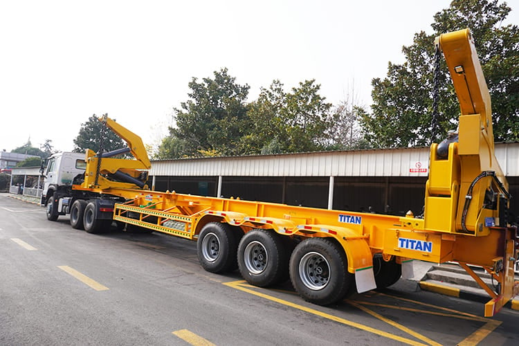 40 ft 40 ton container side lifter trailer