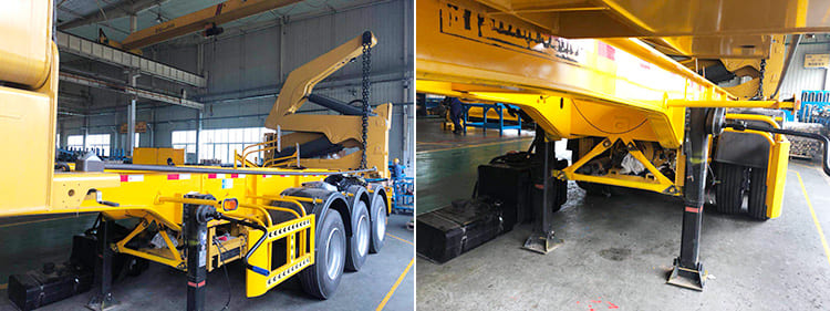 40 ton side lifter crane trailer