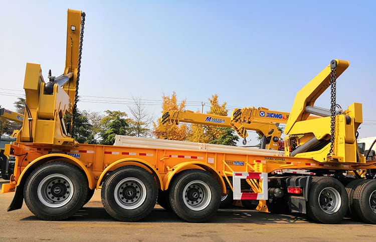 40 ton side lifter crane trailer