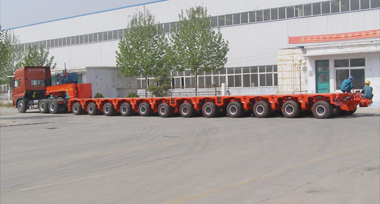 Low Prices 12 Axle Self-Propelled SPMT Trailers for Sale