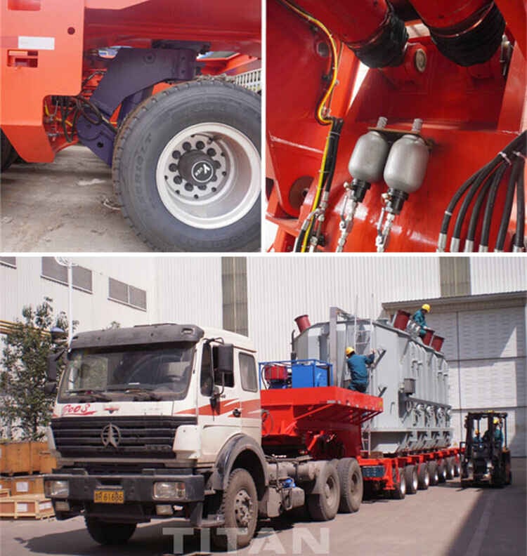 Low Prices 12 Axle Self-Propelled SPMT Trailers for Sale