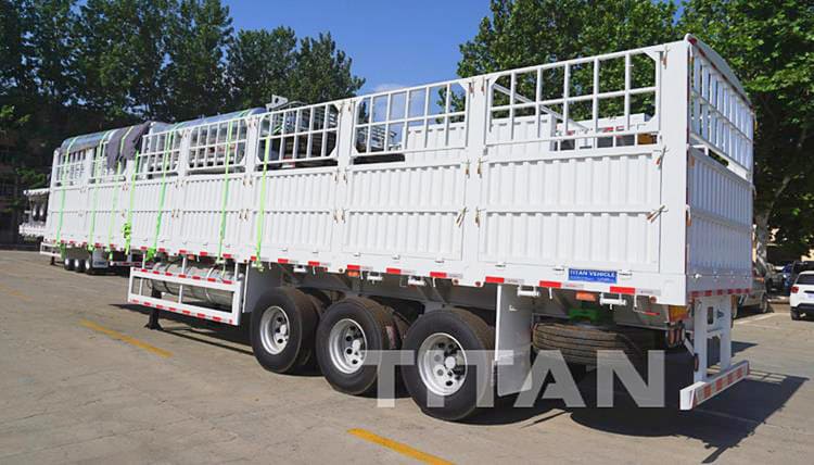 Tri Axles Fence Semi Trailer