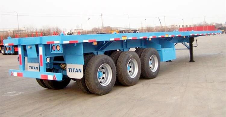 How Much Is A Flatbed Trailer? 40 Ft Container Trailer Price