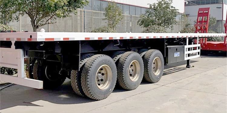 Tri Axle 40 Ft Flatbed Trailer for Sale Near Me in Nigeria