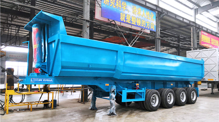 4 Axles Hydraulic Tipper Trailer