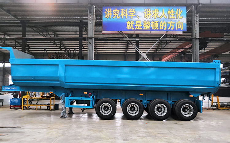 4 Axles Hydraulic Tipper Trailer