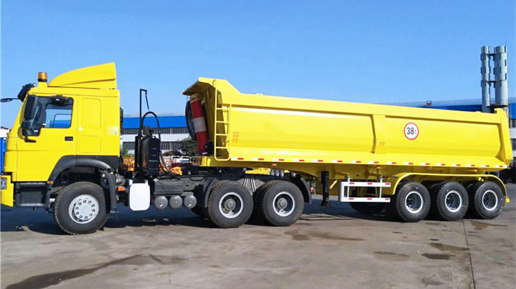 3 axles 38 tons semi tipper trailer