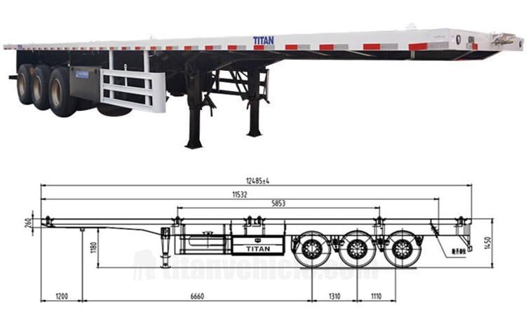 Tri Axle Trailer Price | Used Flatbed Tri Axle Trailer for Sale