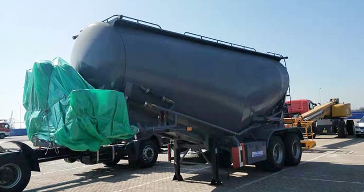 2 axles bulk cement trailer