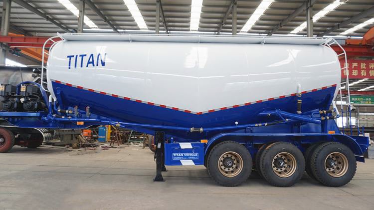 3 Axles Cement Tanker Trailer for Sale in Ghana
