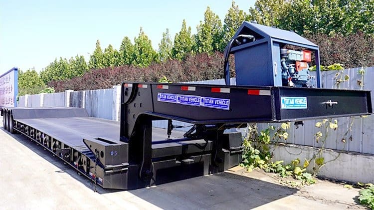 120 Ton Detachable Gooseneck Lowboy Trailers for Sale Near Me