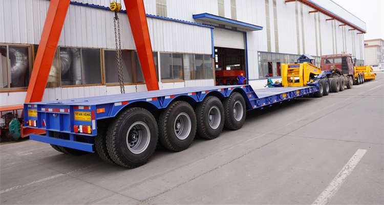 150T Detachable Lowboy Gooseneck Trailer for Sale Near Me