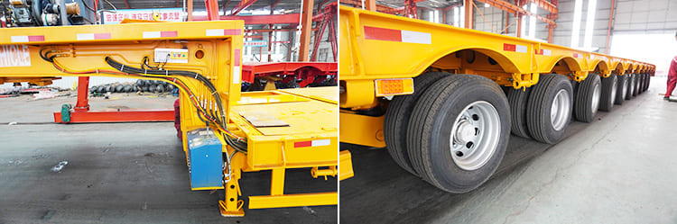 10 axles windmill blades trailer
