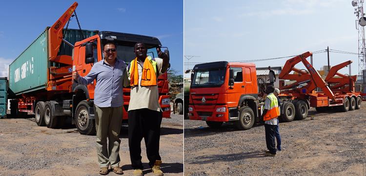 40 Ft 45 Tons Container Loader for Sale in Papua New Guinea Aitape