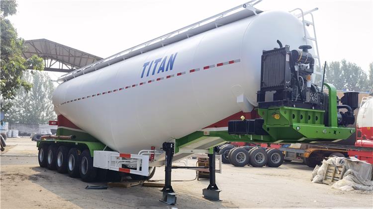 5 Axle 60CBM Dry Bulk Pneumatic Tank Trailers for Sale in Philippines
