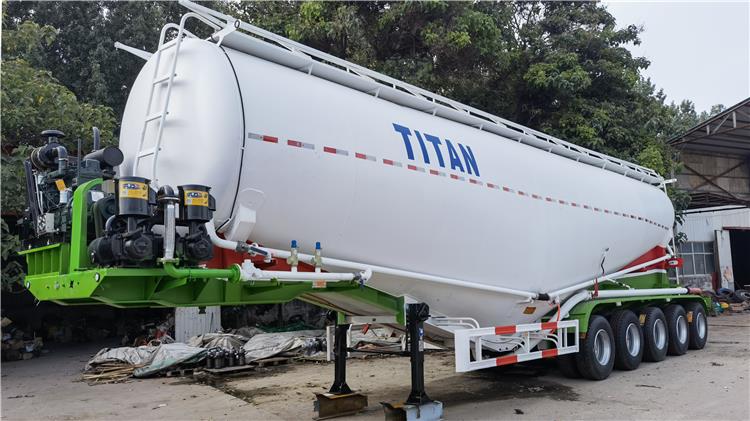 5 Axle 60CBM Dry Bulk Pneumatic Tank Trailers for Sale in Philippines