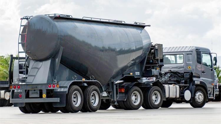 Cement Bulker Price | 2 Axles Bulk Cement Trailer for Sale in Ghana Tema