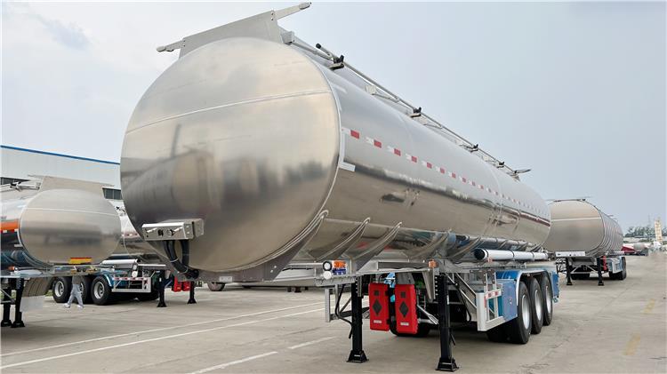 45000 L Aluminum Fuel Tankers Semi Trailers Price for Sale in Costa Rica