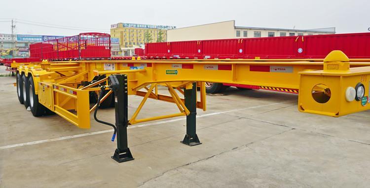 12m Tri Axle Skeletal Container Semi Trailer | 40ft Skel Trailer for Sale