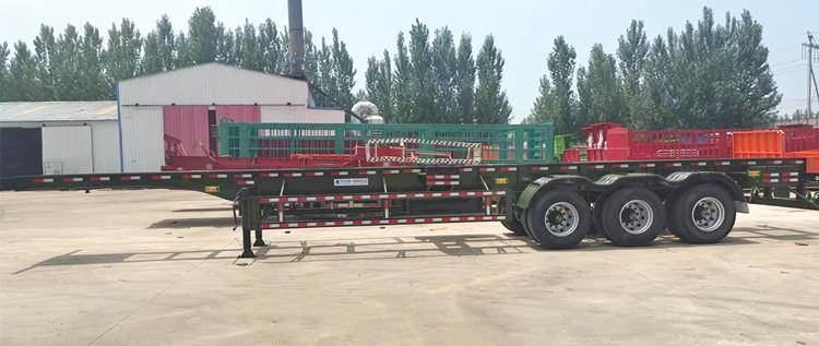 3 Axle Container Chassis Price | 40ft Skeleton Semi Trailer for Sale