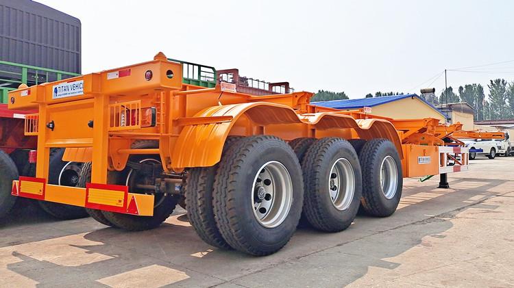 Tri Axle 40 ft Intermodal Container Chassis Trailer for Sale Near Me