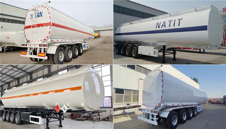 4 Axle 50000 Liters Diesel Tanker Trailer Price for Sale in Kenya