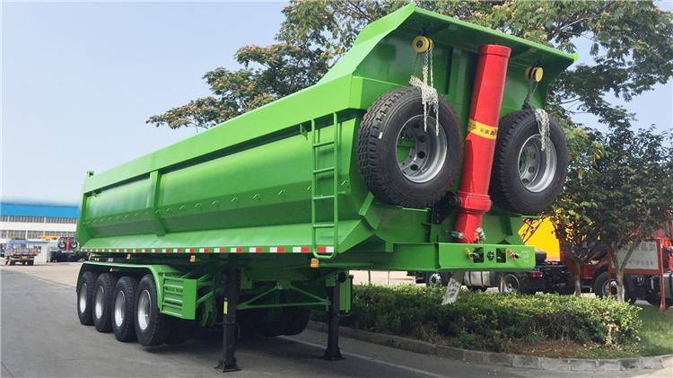 New 4 Axle U Shape Rear Tipper Dumper Semi Trailer Price, Capacity for Sale