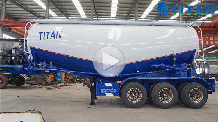 Tri Axle 35CBM Cement Tanker Truck Trailer Price for Sale in Ghana