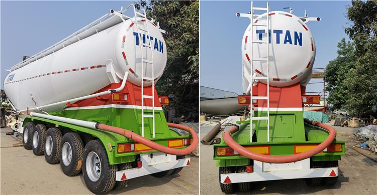 5 Axle 60CBM Pneumatic Dry Bulk Cement Tankers Trailers for Sale