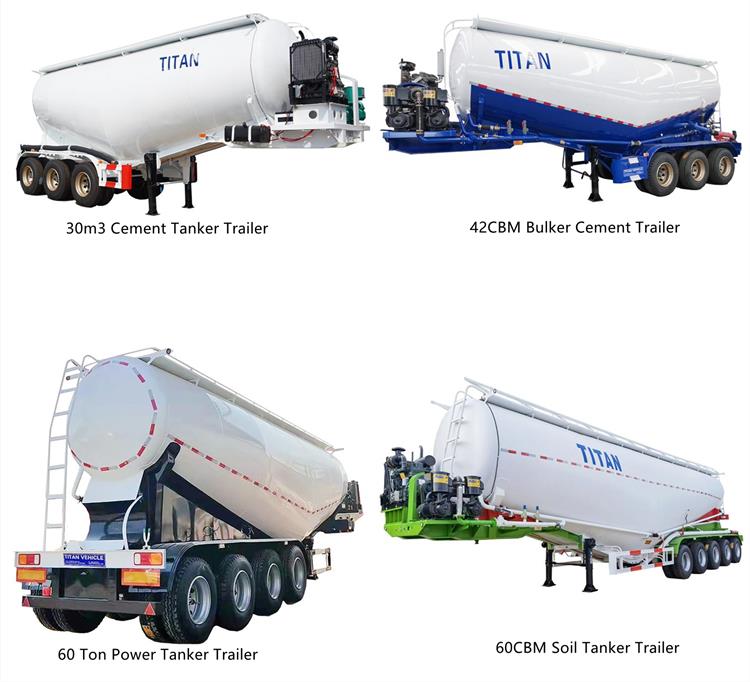 50m3 Cement Silo Semi Trailer for Sale | Fly Ash Tanker