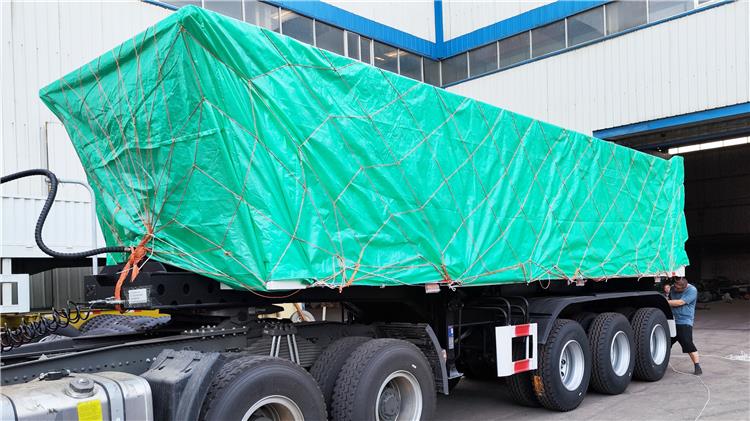 Tri Axle 35CBM Semi Tipper Trailer for Sale In Nigeria Lagos