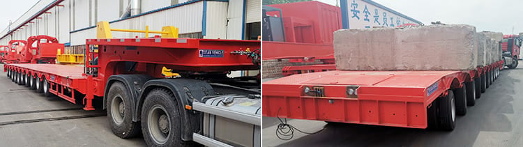  10 Axle Extendable Drop Deck Trailers for Sale 