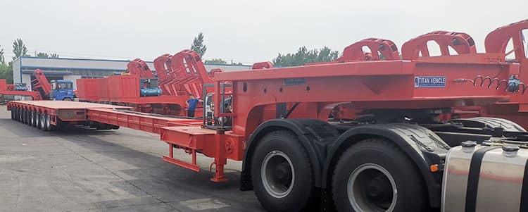  10 Axle Extendable Drop Deck Trailers for Sale 