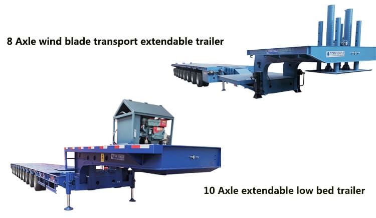 8 Axle Extandable Semi Trailer for Sale